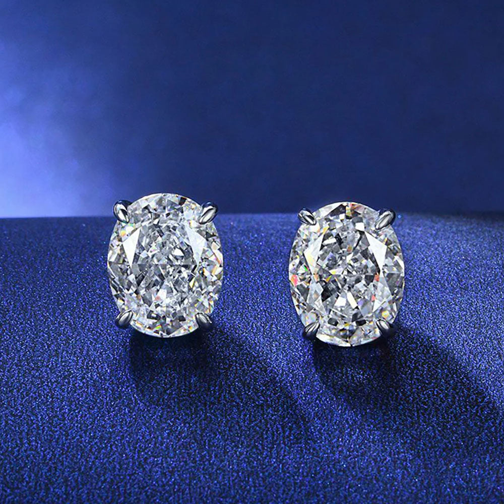 RMZ GOLD NYC Stunning Classic Stud Earrings