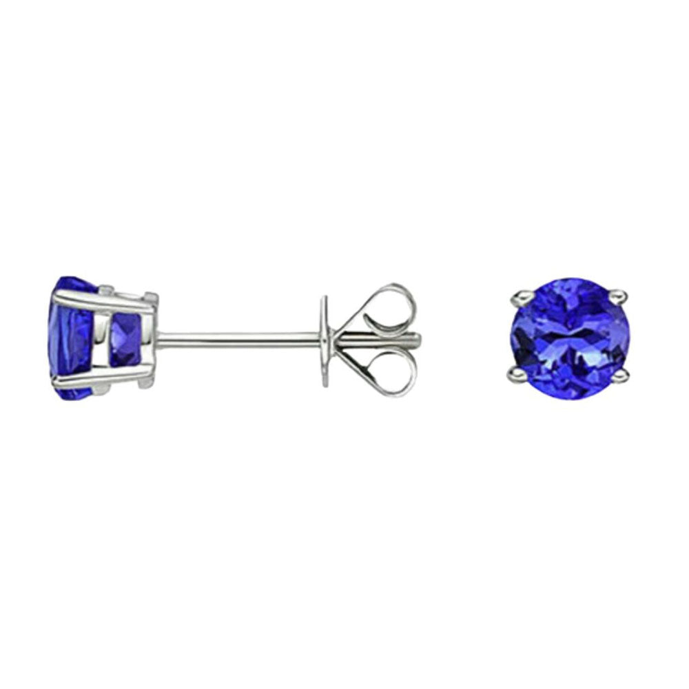 Genuine Tanzanite Earrings (2-Pair)