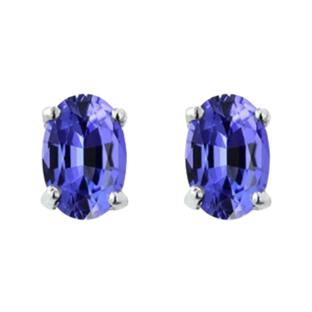 Genuine Tanzanite Earrings (2-Pair)
