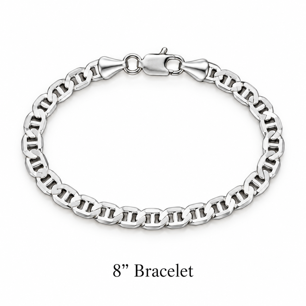Italian White Mariner Necklace Unisex All Ages