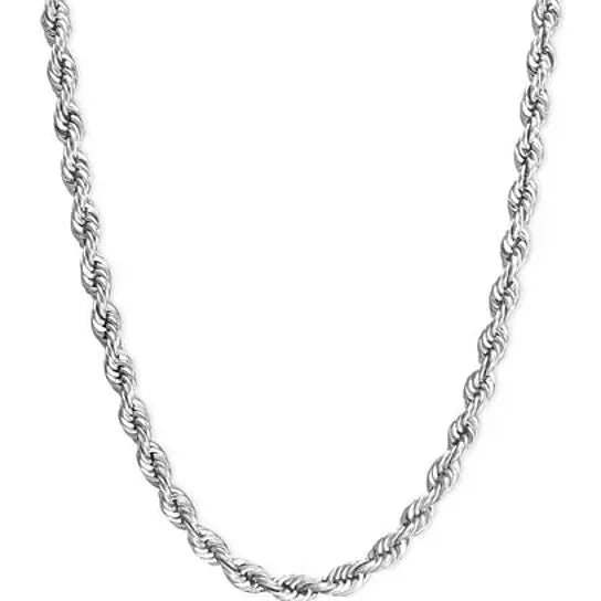 Classic Meets Modern – 925 Sterling Silver Filled Chains 24” - Unisex