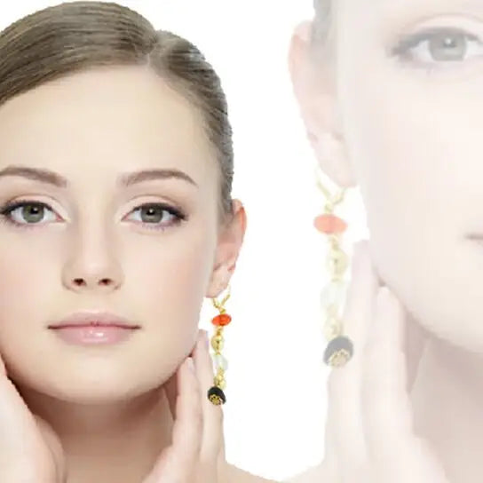 14K Gold Plated hanging earrings