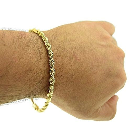 14K Yellow Gold Bracelet Cuban, Mariner, Figaro, Rope, Herringbone