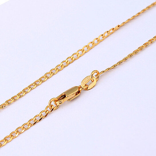 14k Gold Filled Thin Cuban Chain
