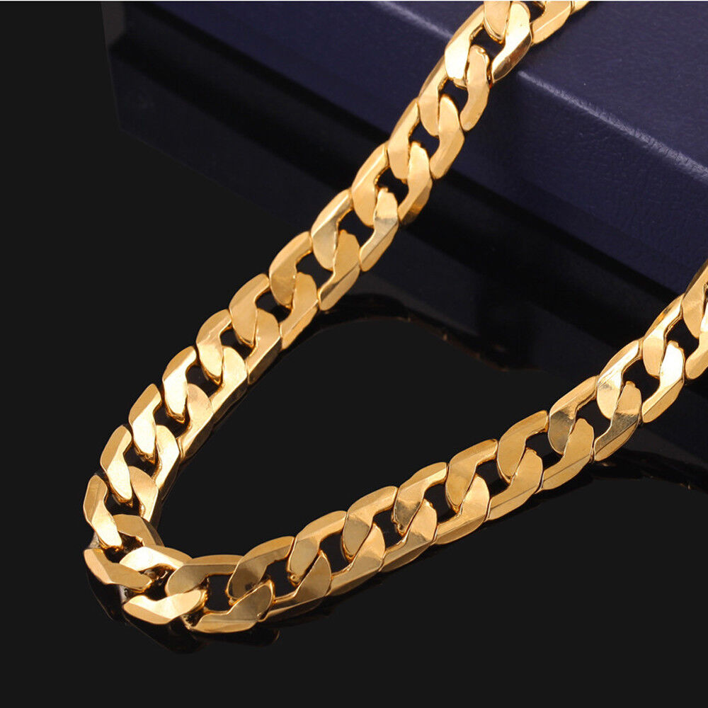 RMZ GOLD NYC 14K-Gold-Filled Cuban Chain Necklace