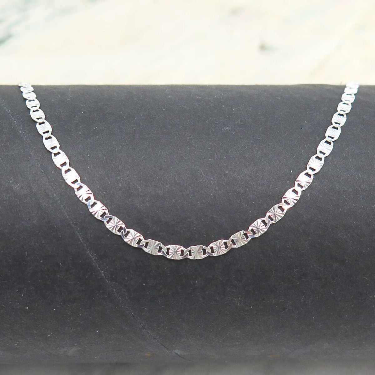 Unisex Italian 925 Sterling Silver Valentino Mariner Chain Made in Italy