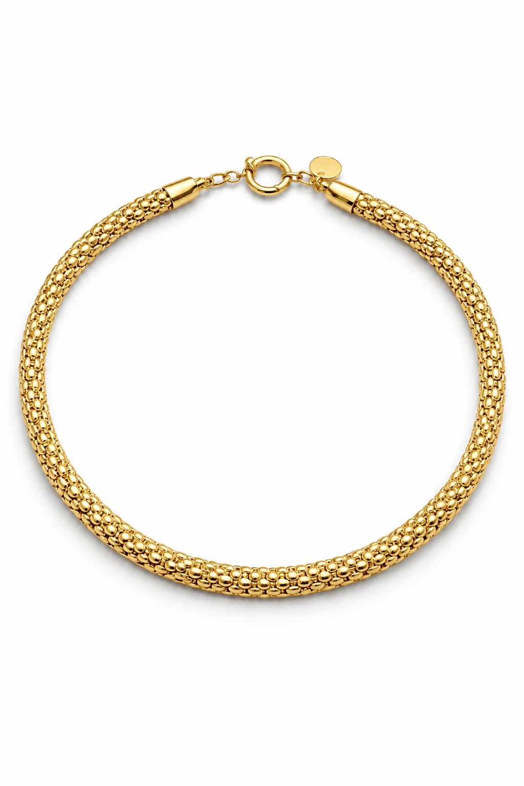 Gold Popcorn Elegance Necklace and Bracelet Available