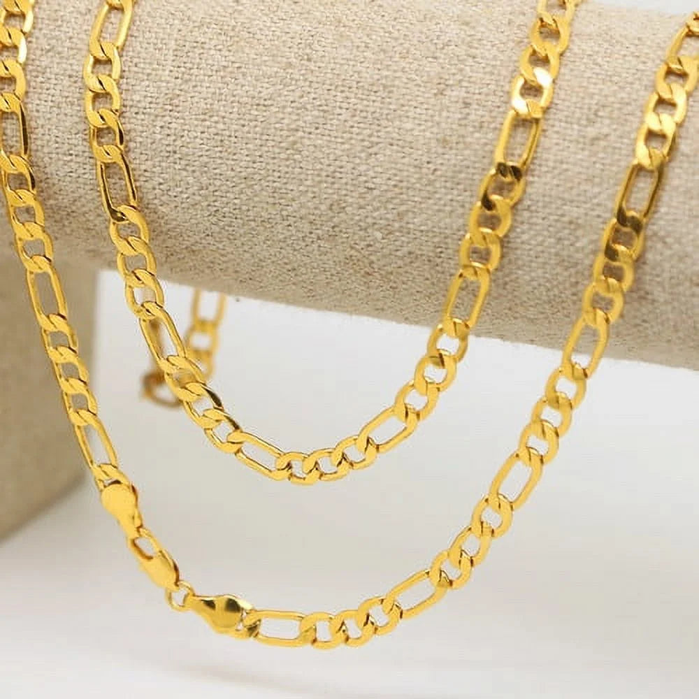 14K Gold Filled Figaro Chain 24"