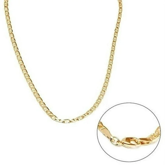 14K Gold Mariner Chain 24"