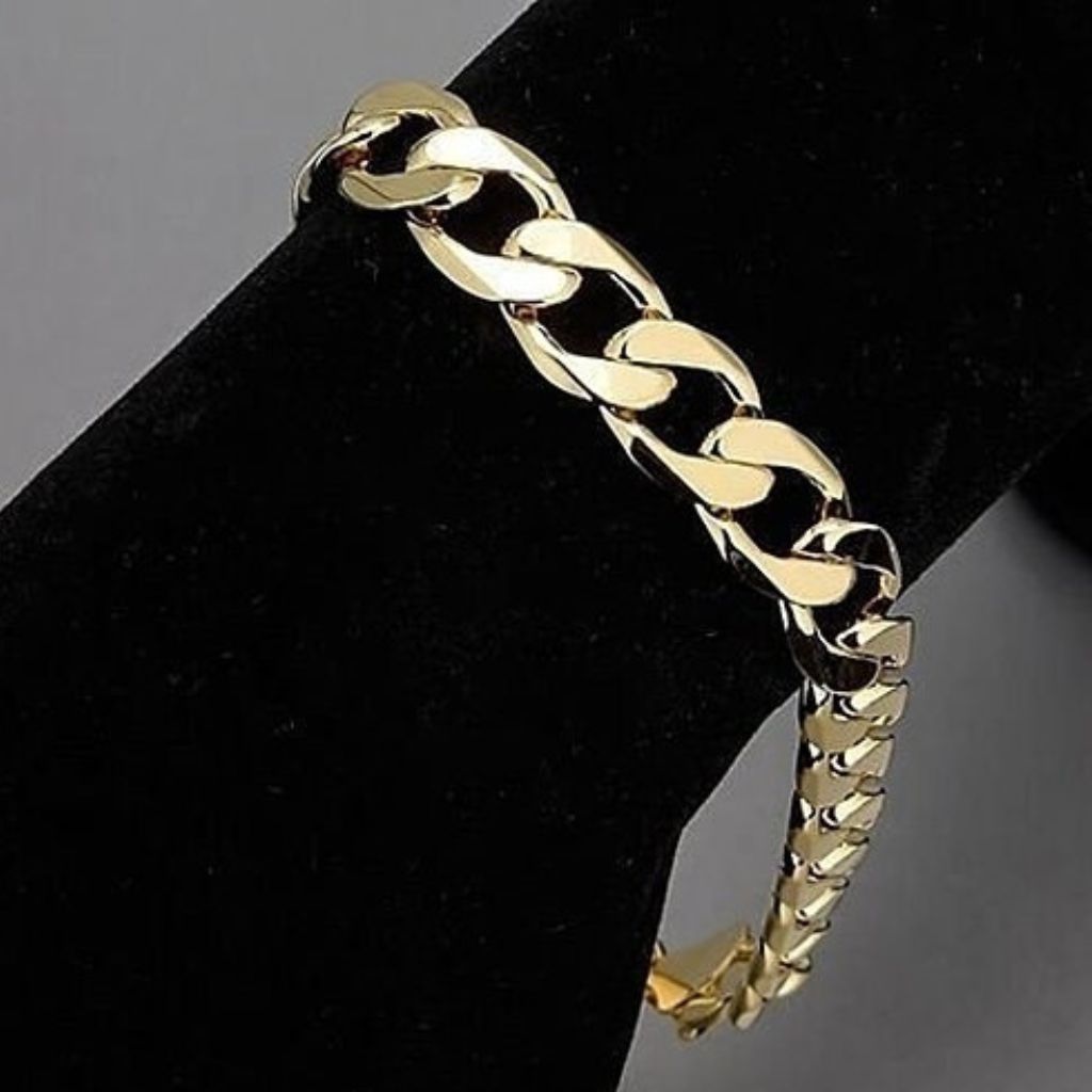 14K Yellow Gold Filled Cuban Bracelet