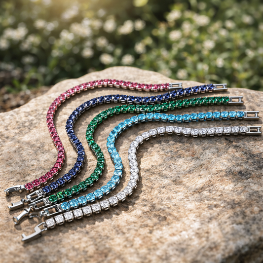 Classic Lab Created Tennis Bracelet