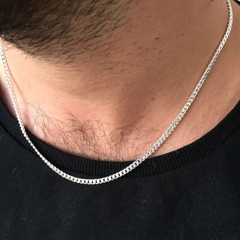 Sterling Silver 2mm Miami Cuban Chain