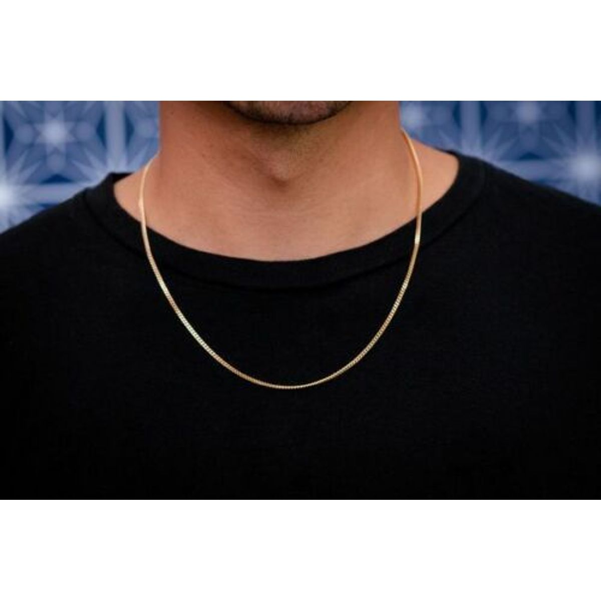 10K Solid Yellow Gold Cuban Chain Necklace