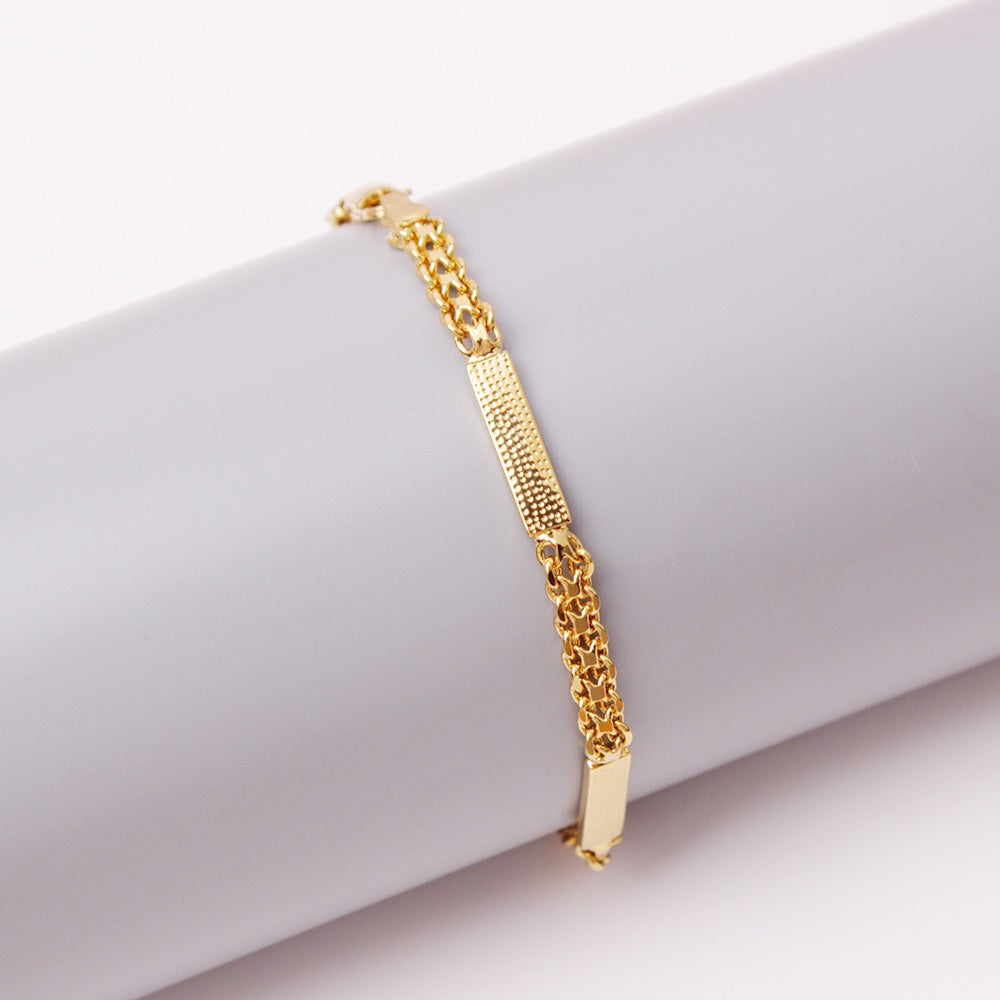 18K-Gold-Filled Bismark/Bar Anklet