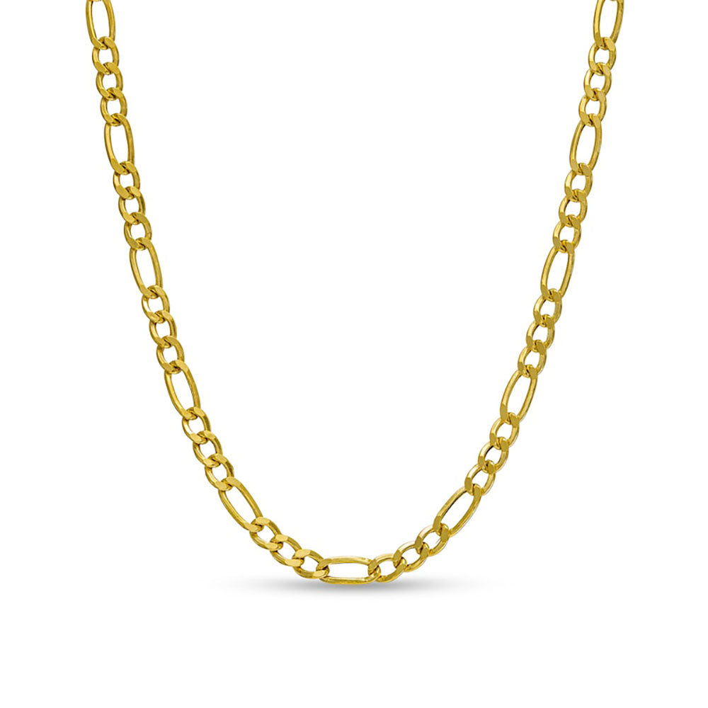 10K Gold Italian Figaro Chain Made in Italy