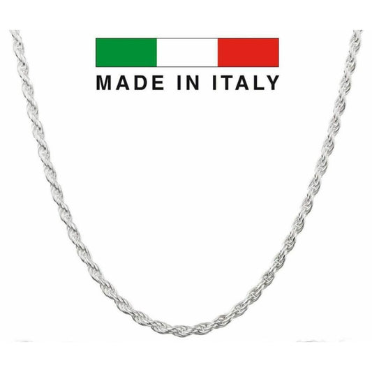 3mm Solid .925 Sterling Silver Rope Chain