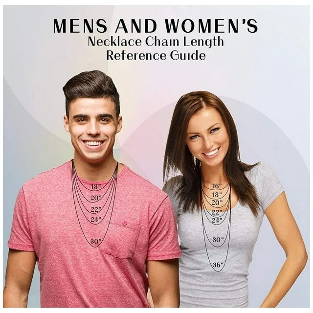 Classic Meets Modern – 925 Sterling Silver Filled Chains 24” - Unisex