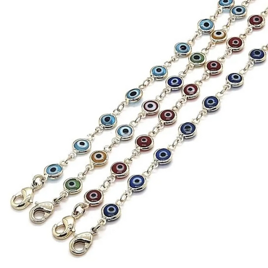 RMZ GOLD NYC Women's 18K-Gold-Plated Protection Good Luck Bracelet Made In Brazil