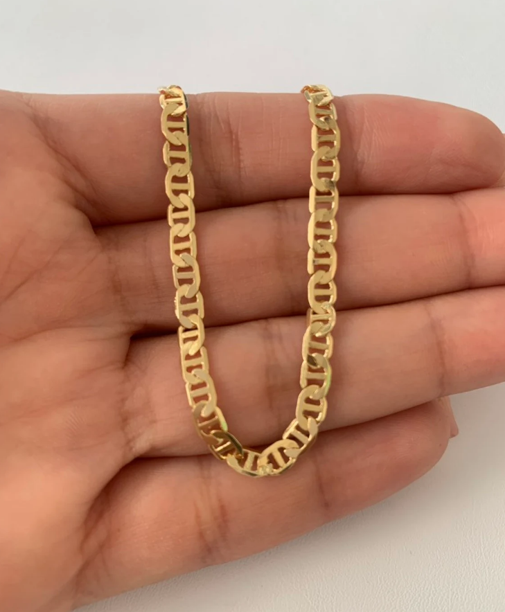 14K Yellow Gold Bracelet Cuban, Mariner, Figaro, Rope, Herringbone