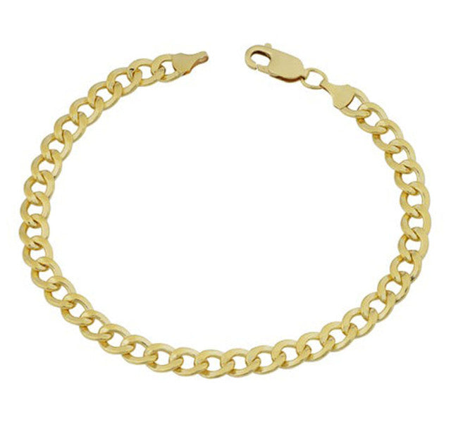 18K Gold Plated Cuban, Mariner, Figaro, or Rope Bracelet