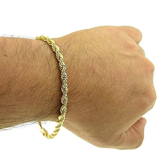 14K Gold Filled Rope Chain Necklace – Classic Unisex Layering Essential 6 Lengths Available