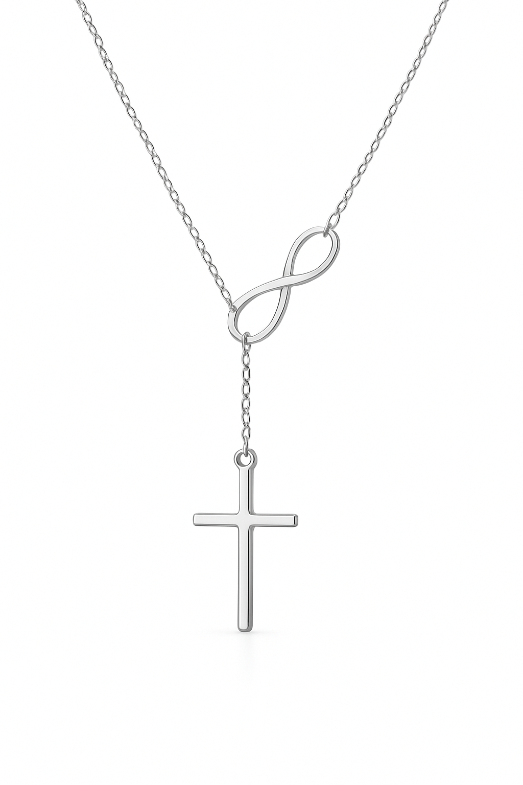 Unisex 14K Gold Virgin Mary Rosary Cross Necklace – Black, Multicolor & Gold Bead Options