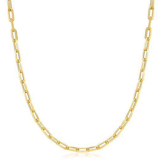 Paperclip link Chain Necklace