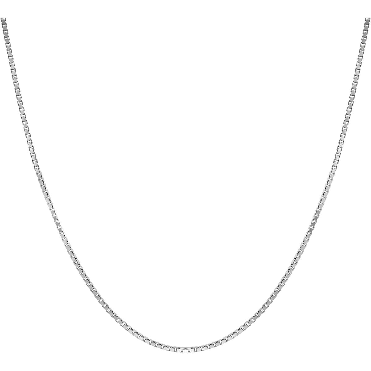 Italian 925 Sterling Silver Tarnish-Resistant 1.20mm Box Chain