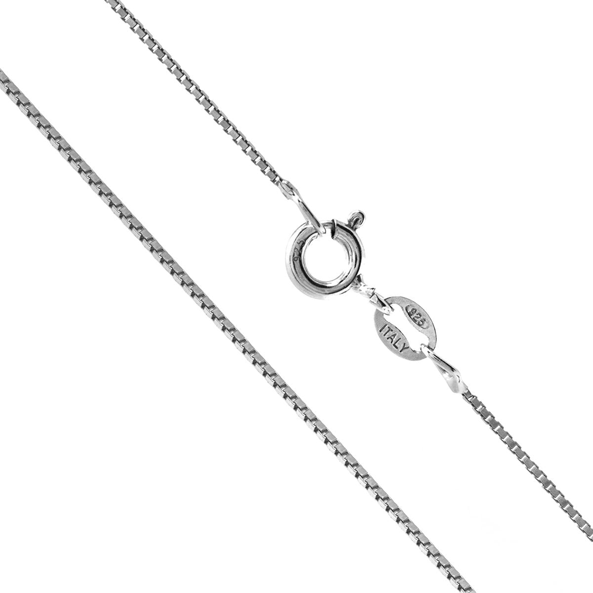 Italian 925 Sterling Silver Tarnish-Resistant 1.20mm Box Chain