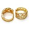 GOLD DIAMOND ACCENT EARRINGS